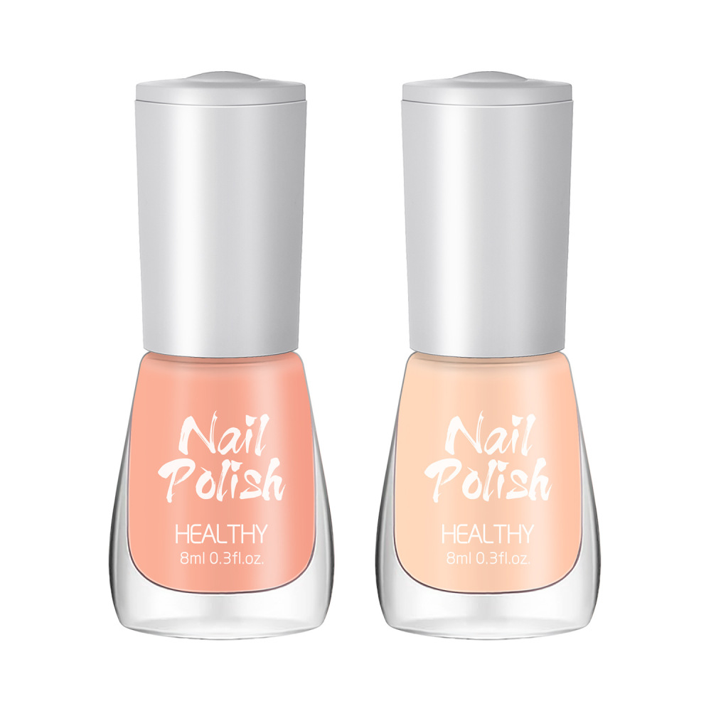 2025 new nail art set water-based no-bake quick-drying long-lasting nude color glitter small set nail polish nail art glitter powder