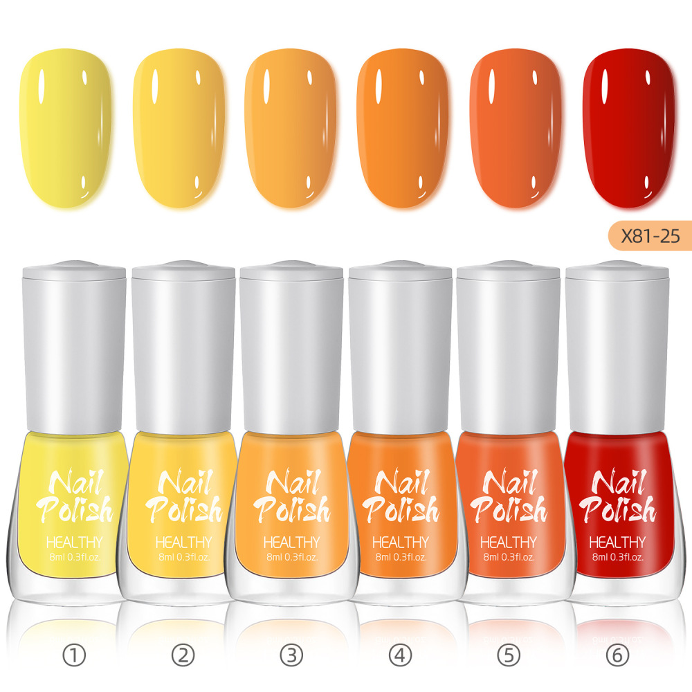 2025 new nail art set water-based no-bake quick-drying long-lasting nude color glitter small set nail polish nail art glitter powder