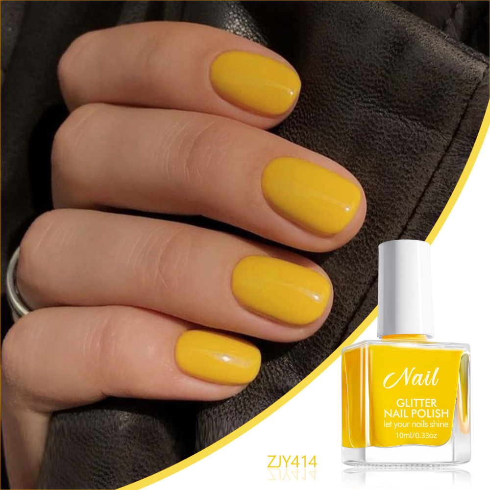 No-bake water-based nail polish no-bake quick-drying pure color odorless non-peelable long-lasting cross-border children's nail art glue wholesale