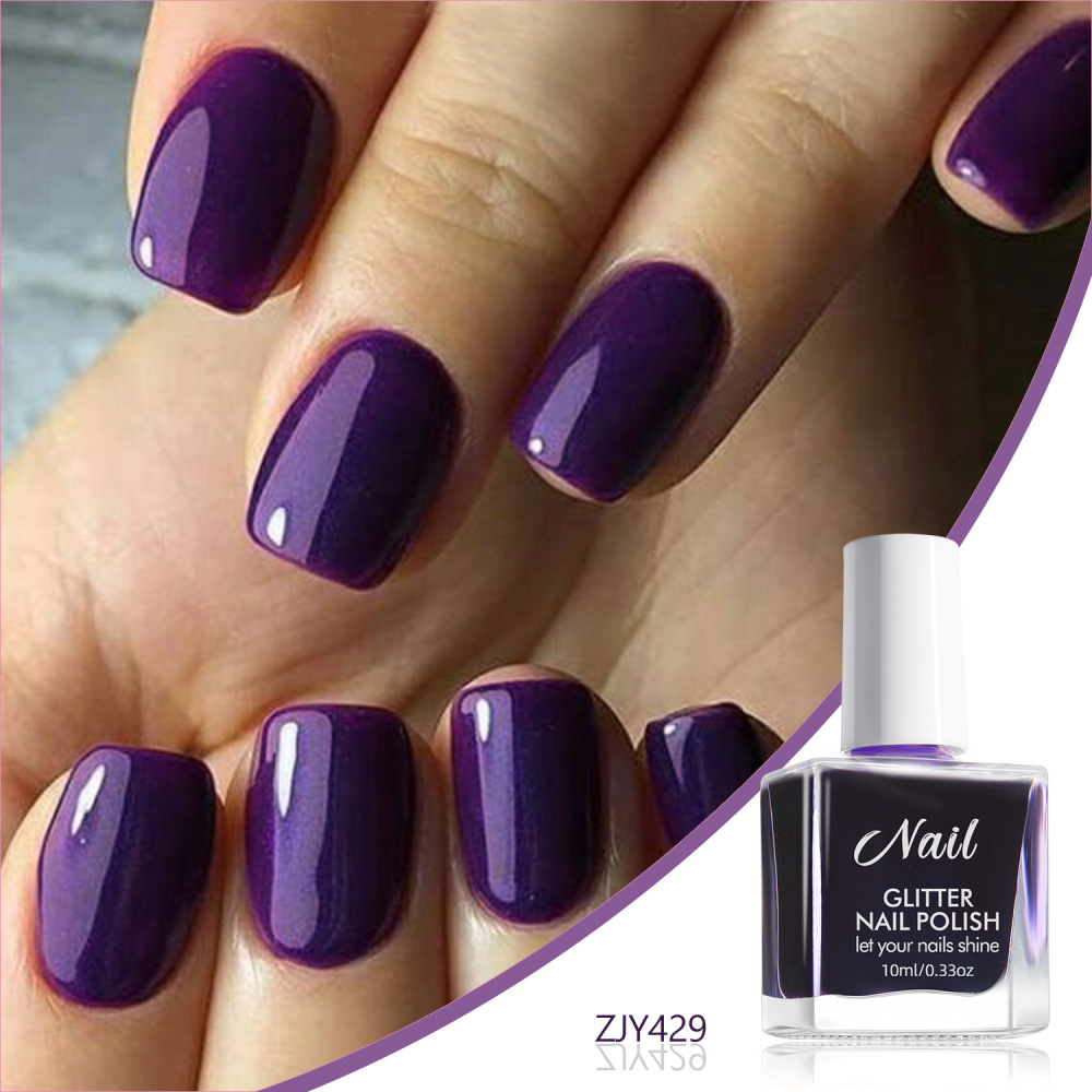 No-bake water-based nail polish no-bake quick-drying pure color odorless non-peelable long-lasting cross-border children's nail art glue wholesale