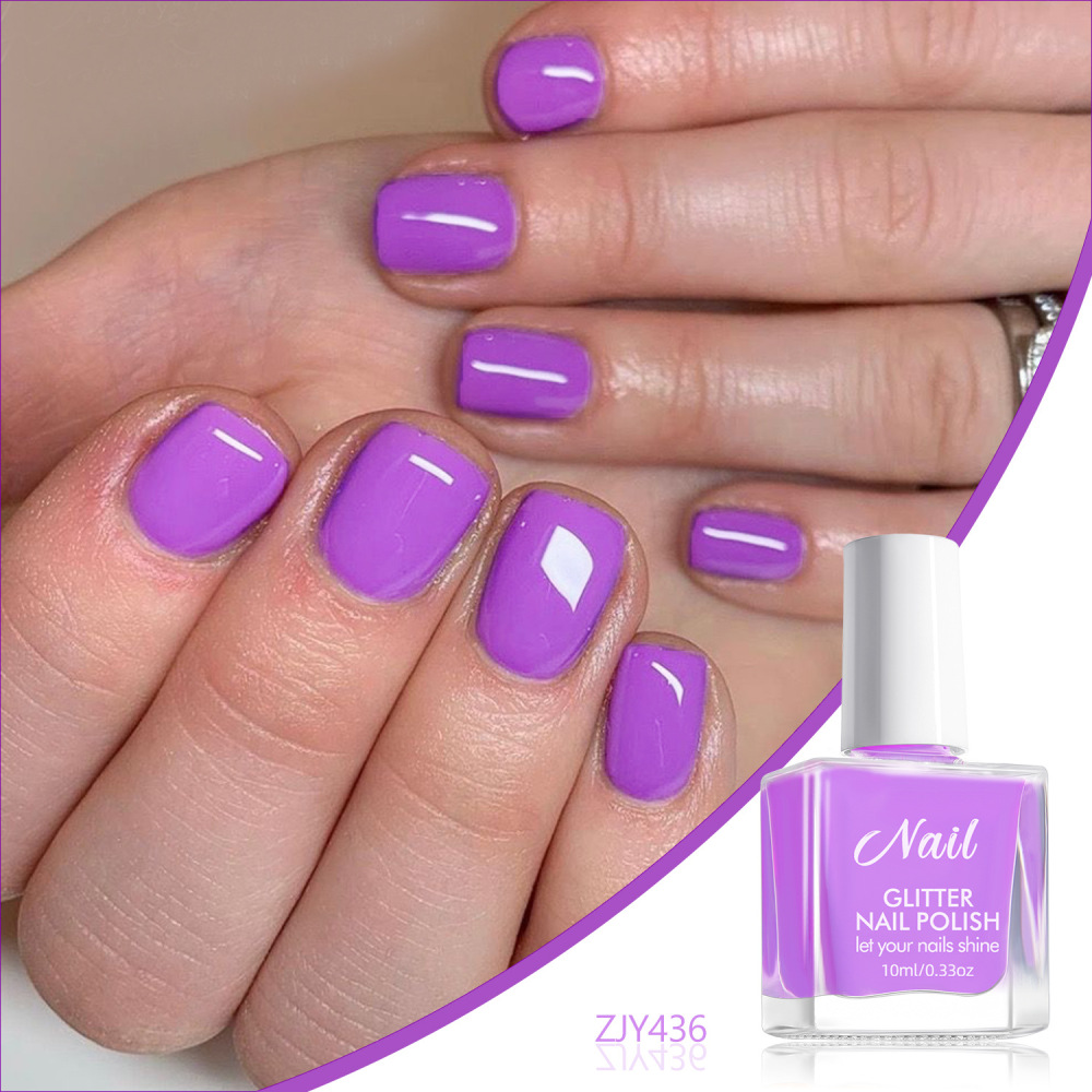 No-bake water-based nail polish no-bake quick-drying pure color odorless non-peelable long-lasting cross-border children's nail art glue wholesale