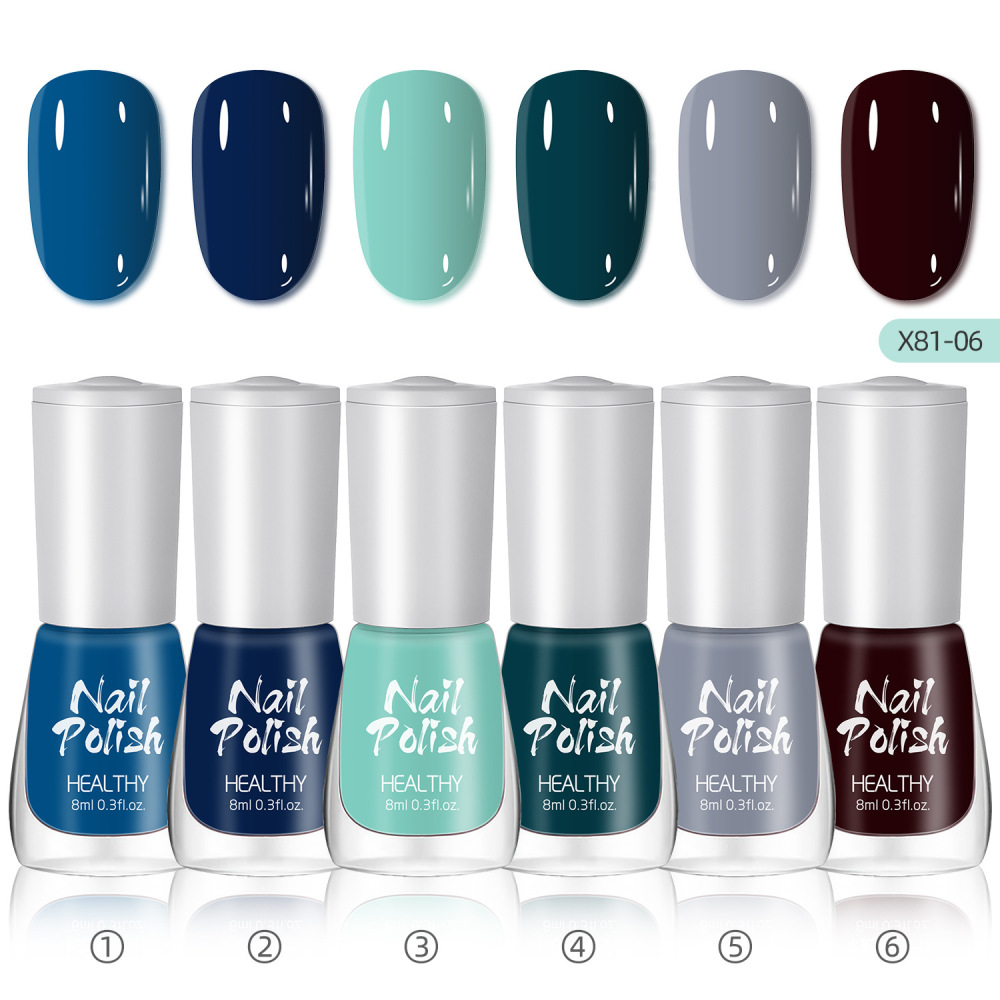 2025 new nail art set water-based no-bake quick-drying long-lasting nude color glitter small set nail polish nail art glitter powder