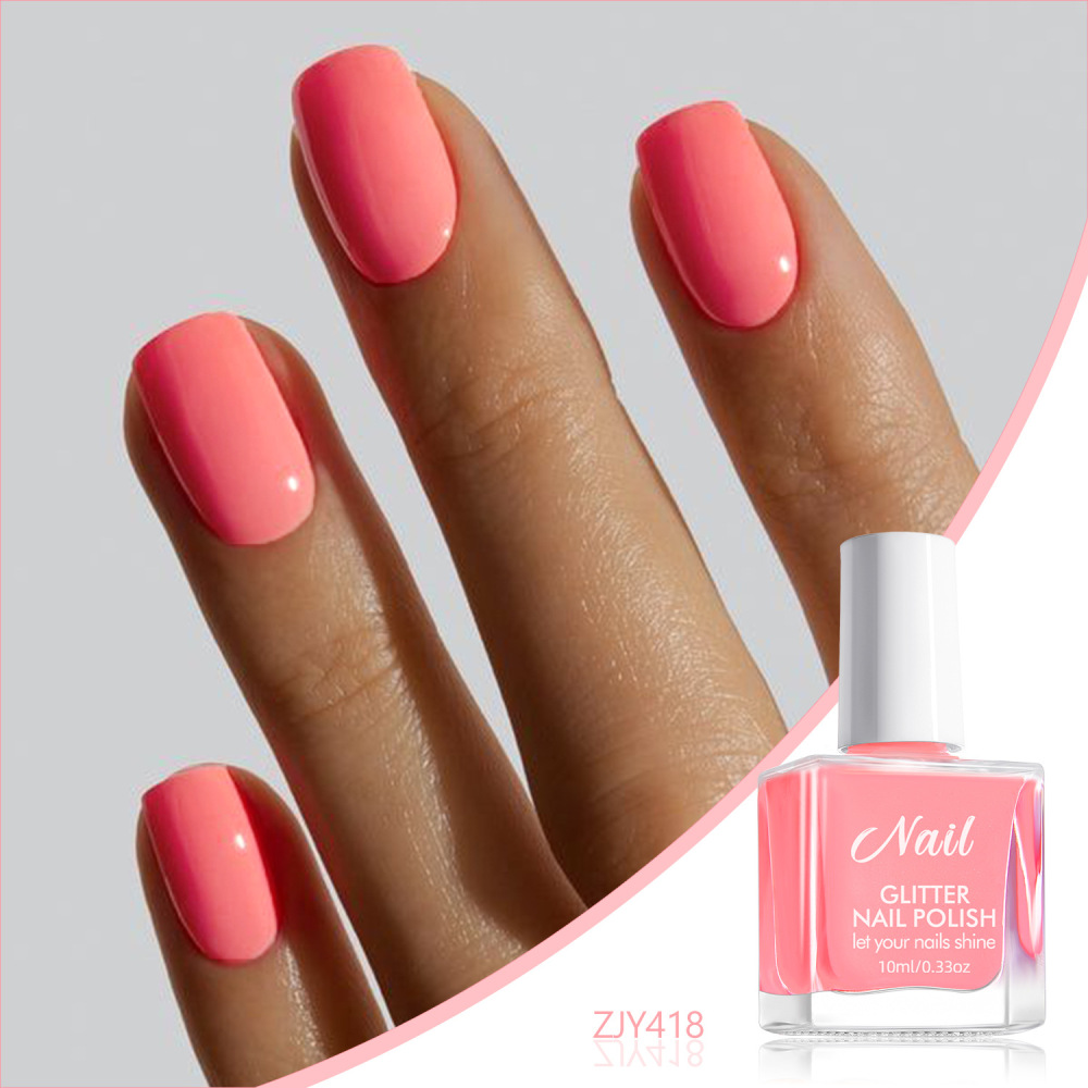 No-bake water-based nail polish no-bake quick-drying pure color odorless non-peelable long-lasting cross-border children's nail art glue wholesale