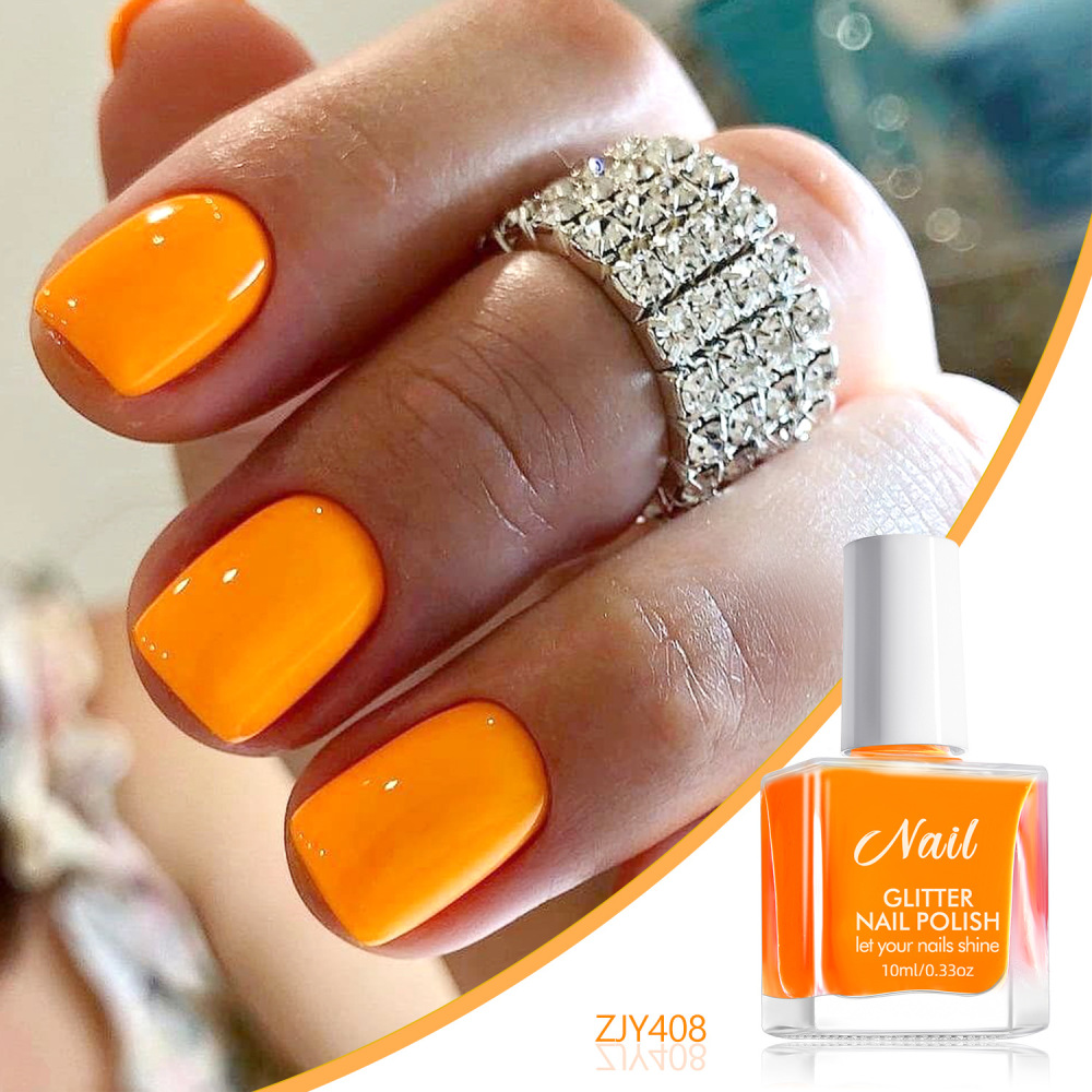 No-bake water-based nail polish no-bake quick-drying pure color odorless non-peelable long-lasting cross-border children's nail art glue wholesale