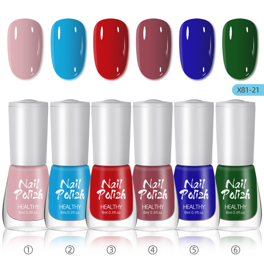 2025 new nail art set water-based no-bake quick-drying long-lasting nude color glitter small set nail polish nail art glitter powder