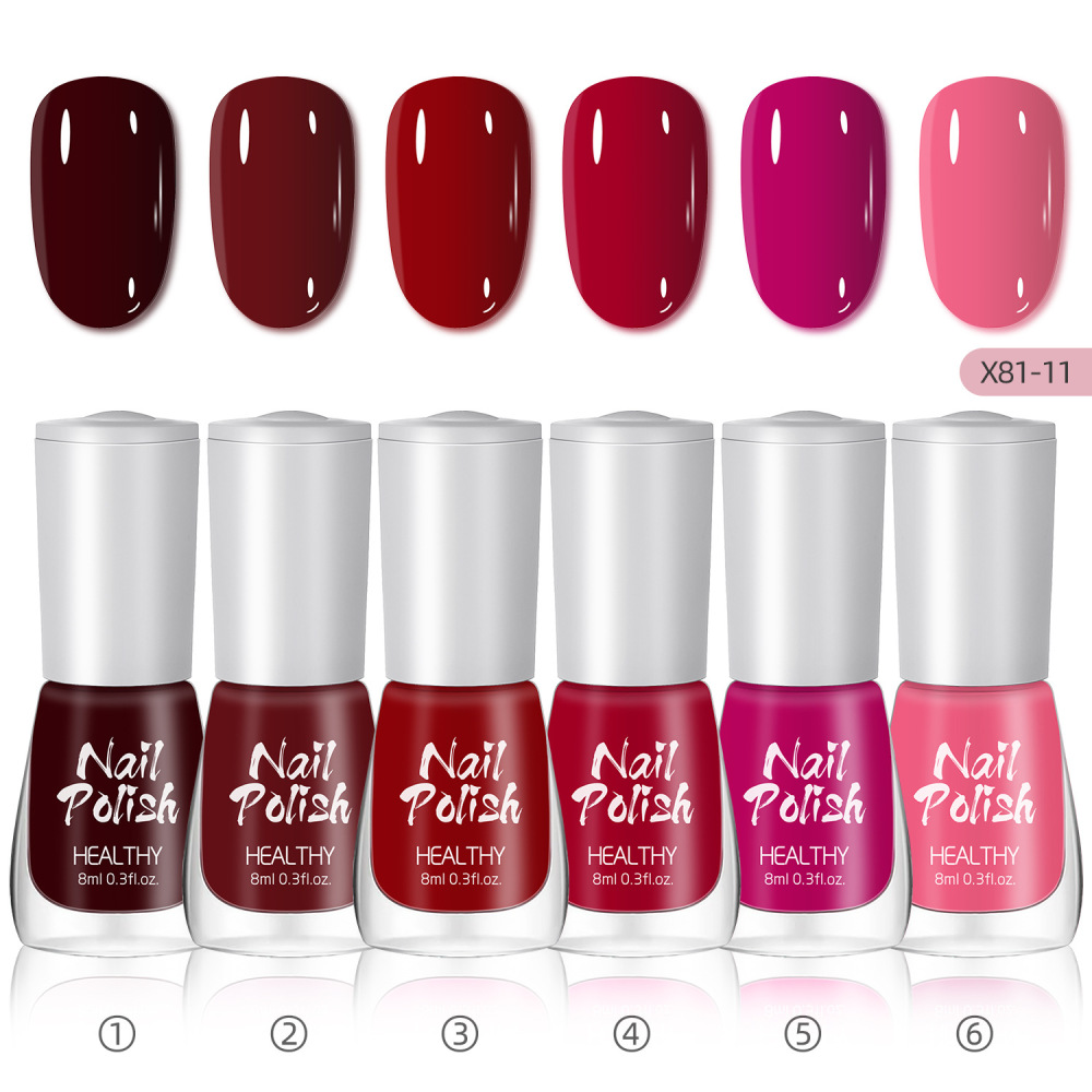 2025 new nail art set water-based no-bake quick-drying long-lasting nude color glitter small set nail polish nail art glitter powder