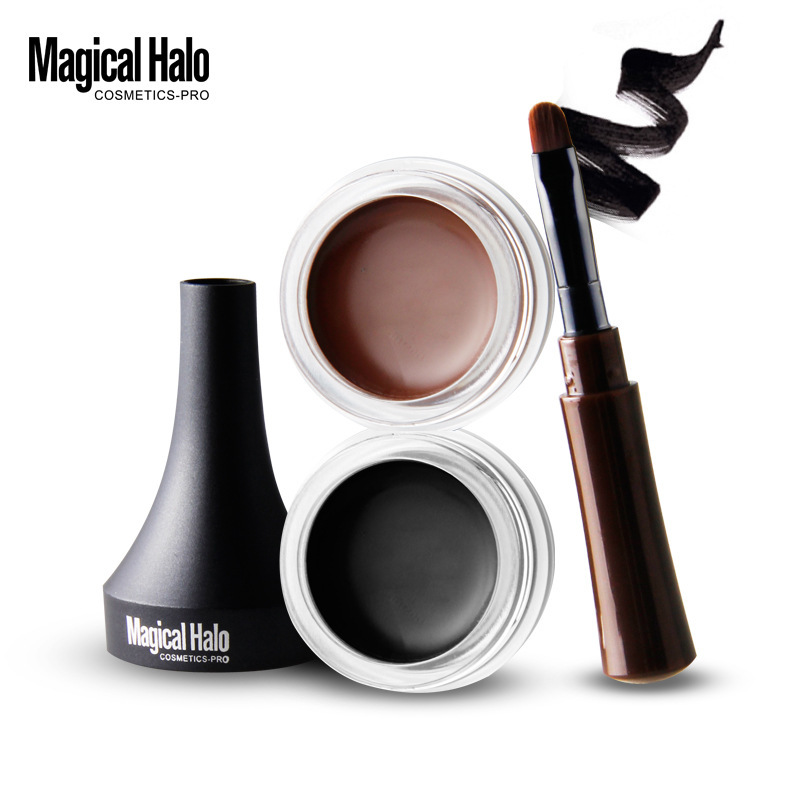 Magical Halo防水持久眼线膏不易晕染立体眼线染眉膏彩妆厂家直销