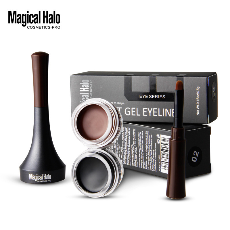 Magical Halo防水持久眼线膏不易晕染立体眼线染眉膏彩妆厂家直销