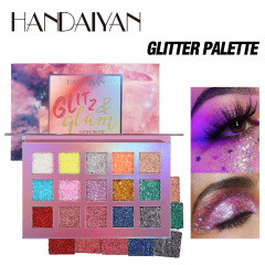 15 colors glitter eyeshadow
