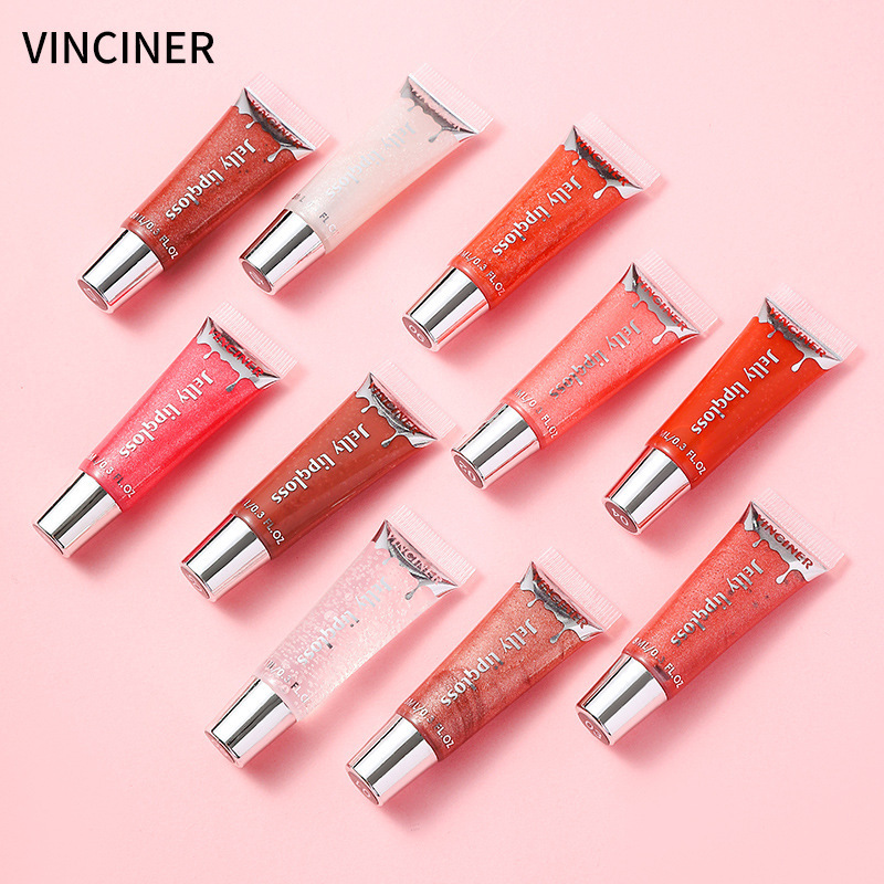 VINCINER 跨境专供亚马逊爆款水光唇蜜滋润嘟嘟唇保湿不粘杯 唇釉