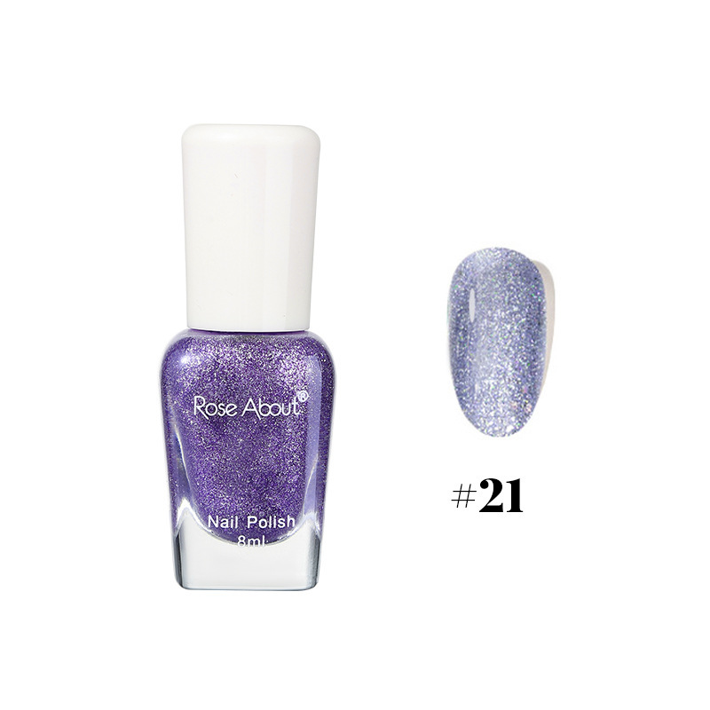Peel-off, no-bake water-based nail polish