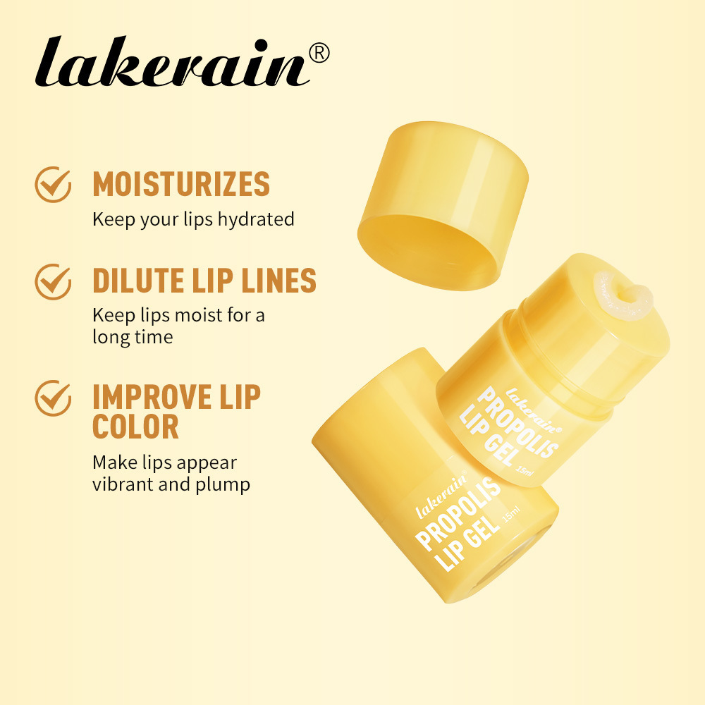 跨境lakerain扭扭蜂蜜唇膏 长效润唇深层补水 蜂王浆润唇膏