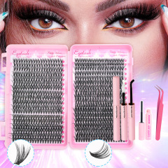 Eyelash book powder card 3040P-36 rows + double-ended glue + removal