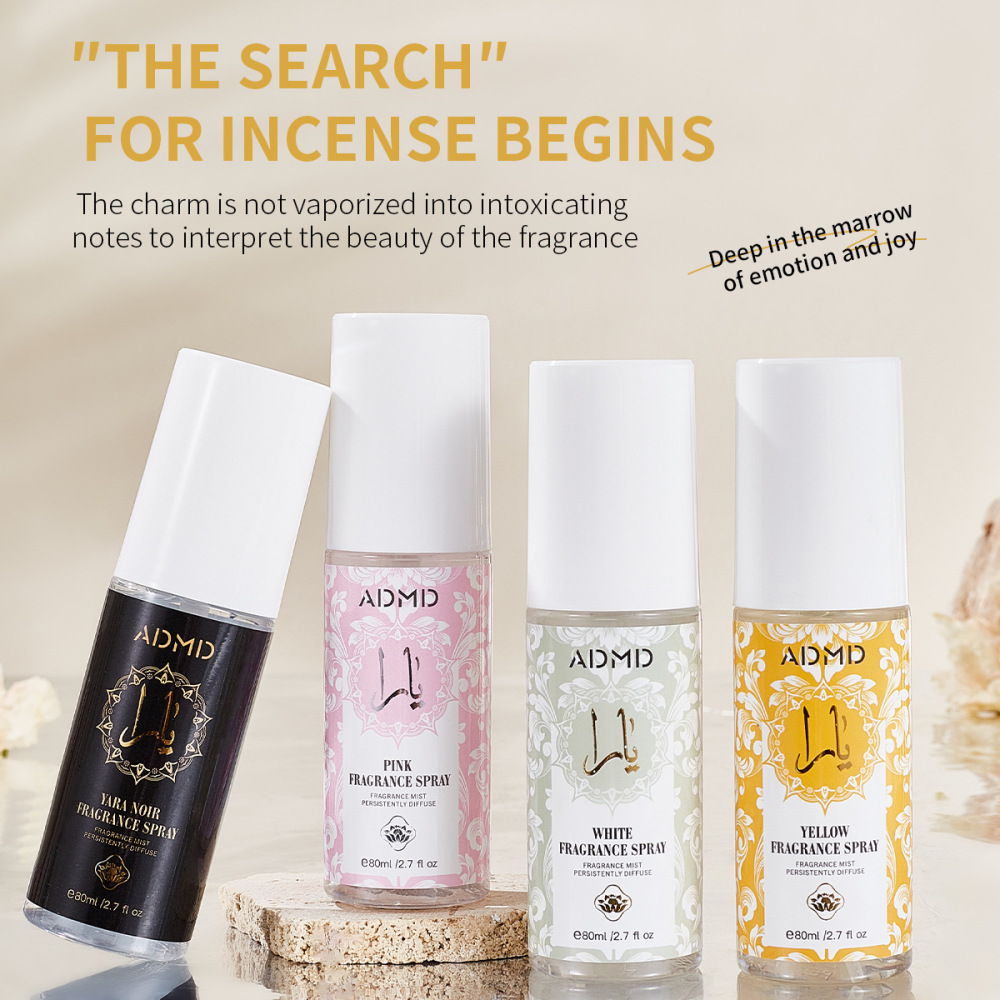跨境英文版ADMD香水无酒精香氛喷雾巴西粉碎香水持久留香