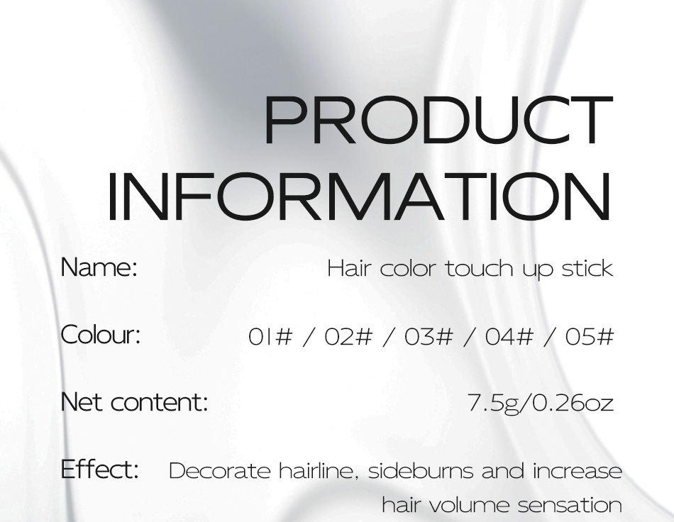Washing hairline filler off with cleanser