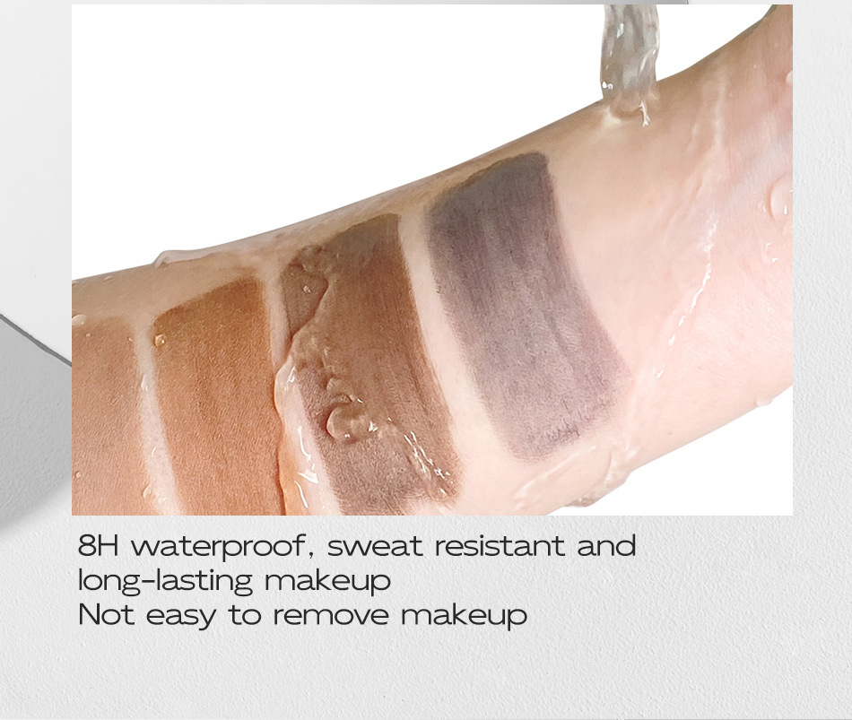 Shade card showing five hairline filler tones