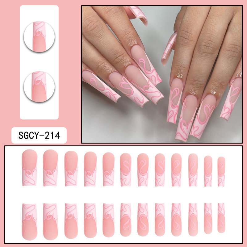 Long-style press on nails