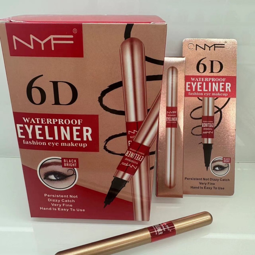 跨境顺滑酷黑眼线液笔点睛之笔眼线膏眼线笔Factory eyeliner批发