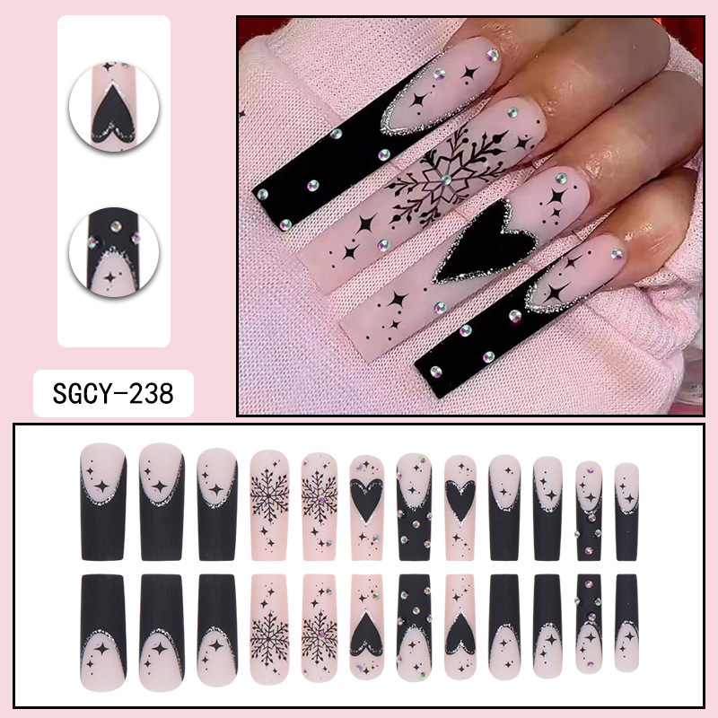 Long-style press on nails