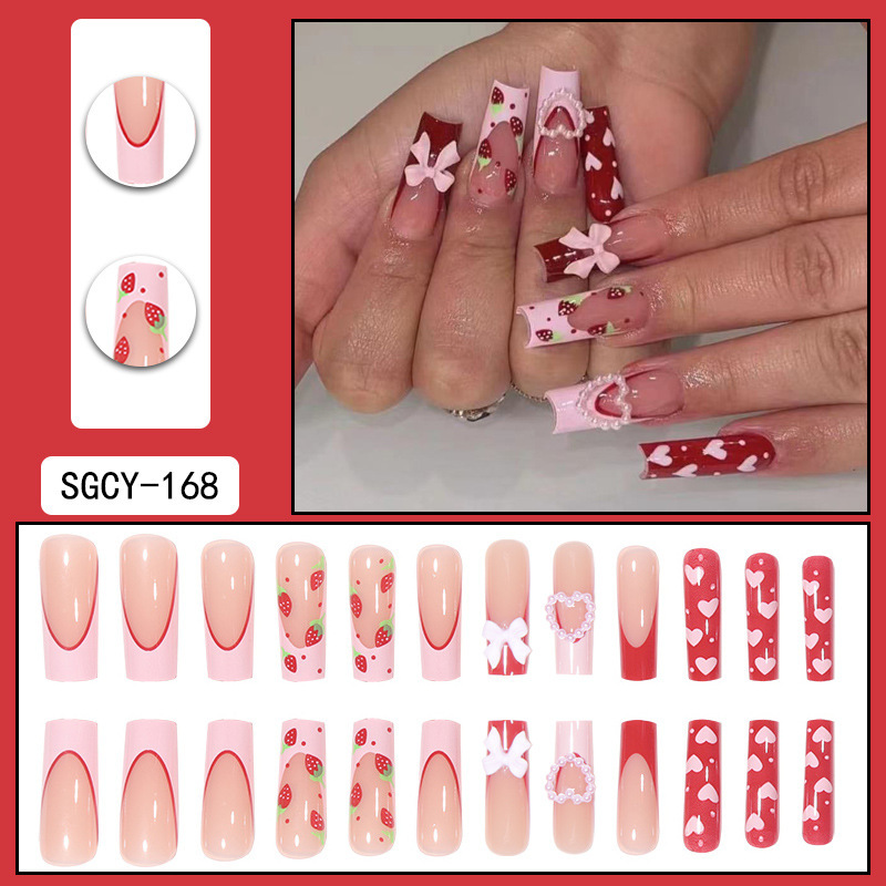 Long-style press on nails