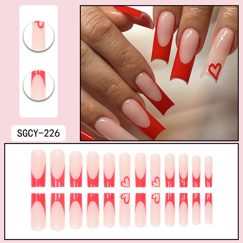 Long-style press on nails
