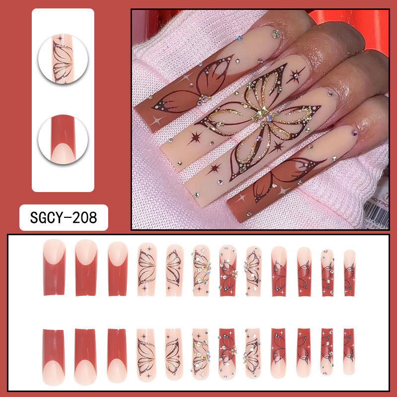 Long-style press on nails