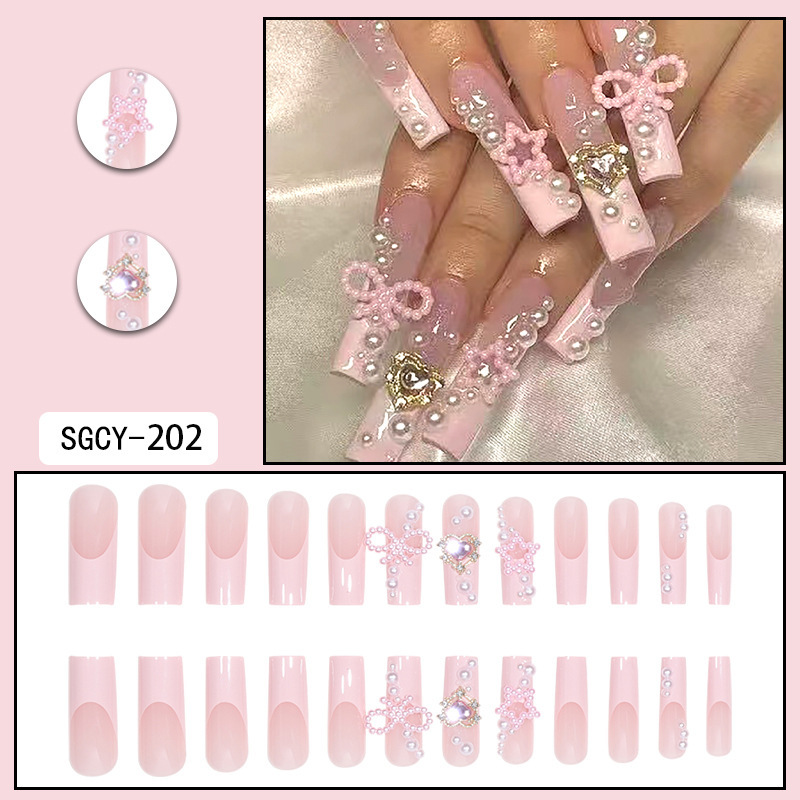 Long-style press on nails