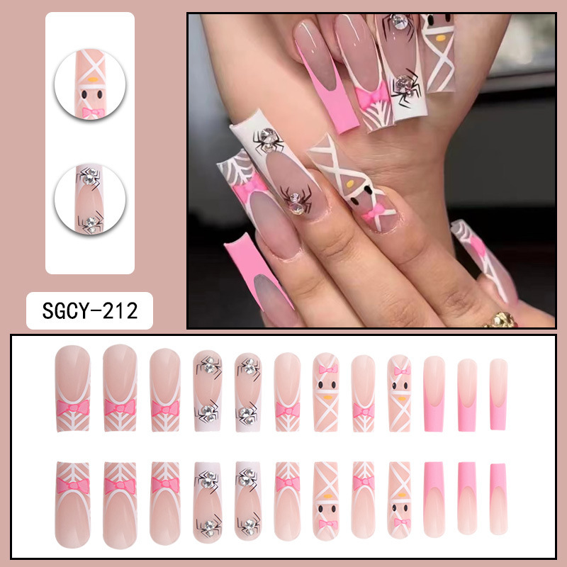 Long-style press on nails
