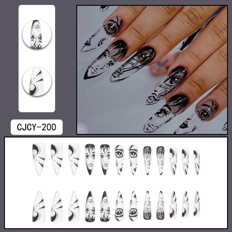 Long-style press on nails