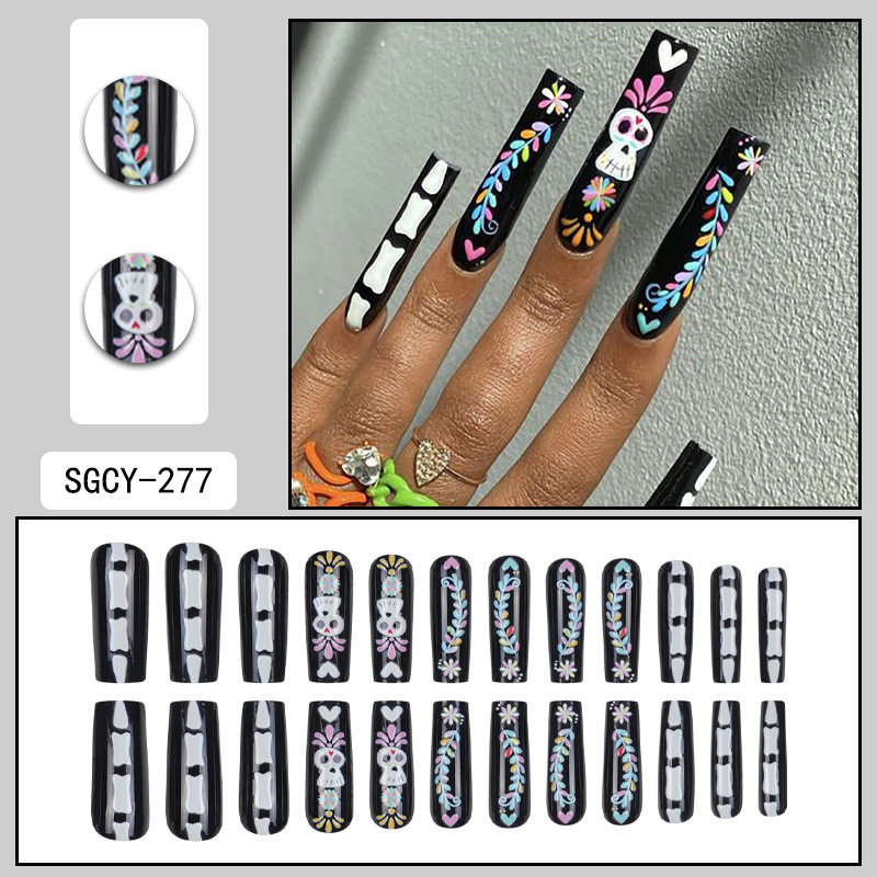 Long-style Western-style artificial nails