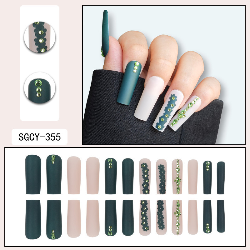 Long-style Western-style artificial nails