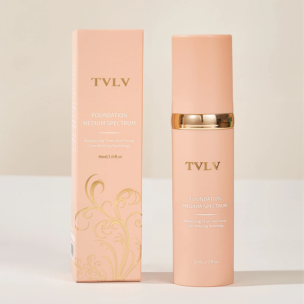 TVLV Medium Coverage Foundation assortment view for sampling and order planning