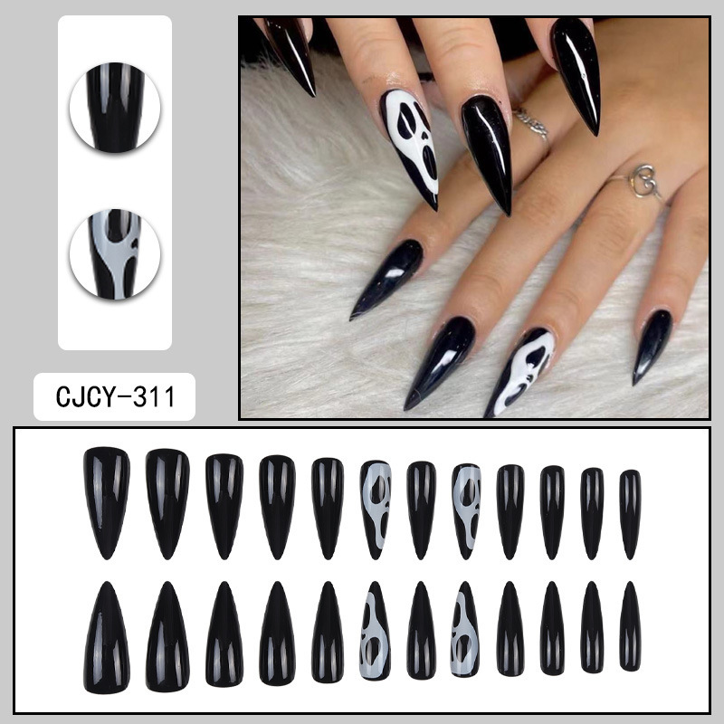Long-style Western-style artificial nails