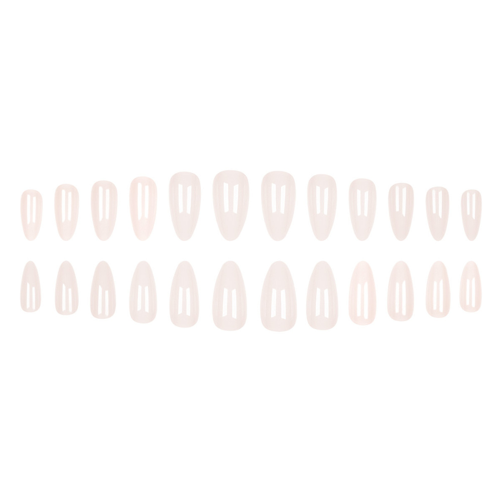 简约 ins风奶白色穿戴甲片穿戴式美甲甲片跨境假指甲批发 nails