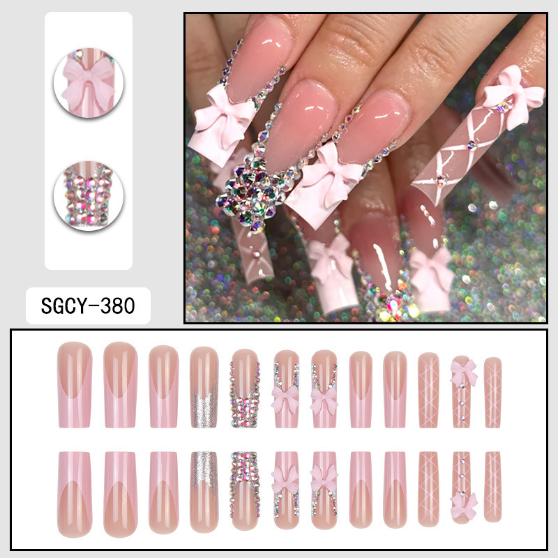 Long-style Western-style artificial nails