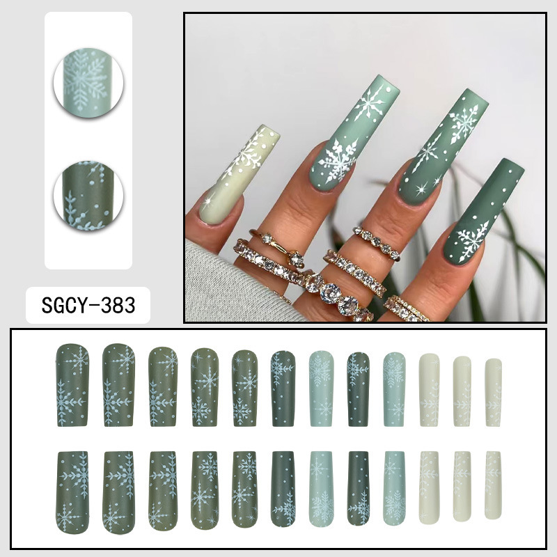 Long-style Western-style artificial nails