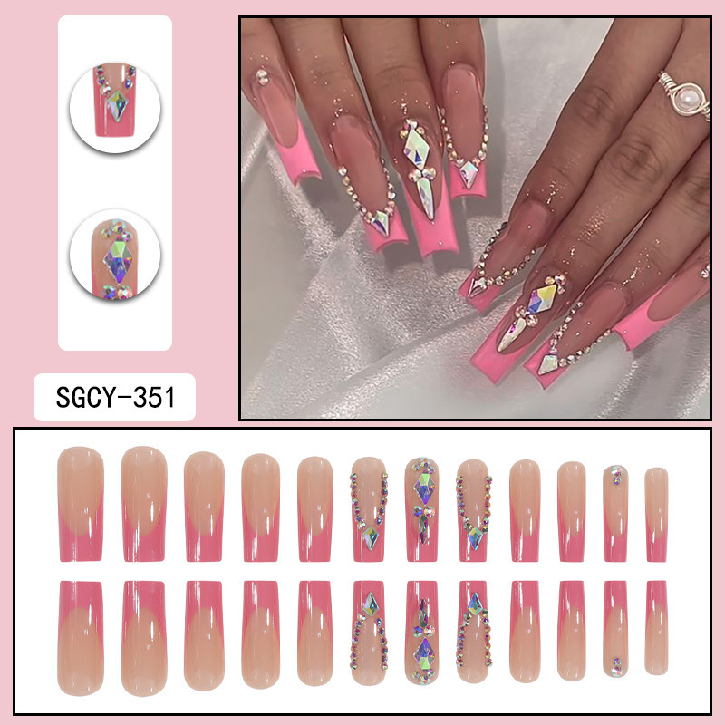 Long-style Western-style artificial nails