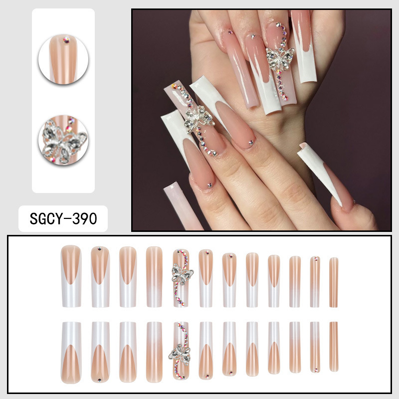 Long-style Western-style artificial nails