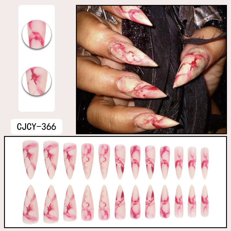 Long-style Western-style artificial nails