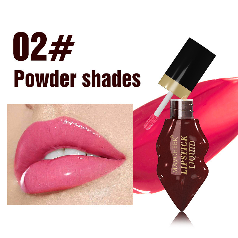 MAYCHEER口红水4支装套盒染唇液唇颊两用胭脂防水跨境外贸全英文