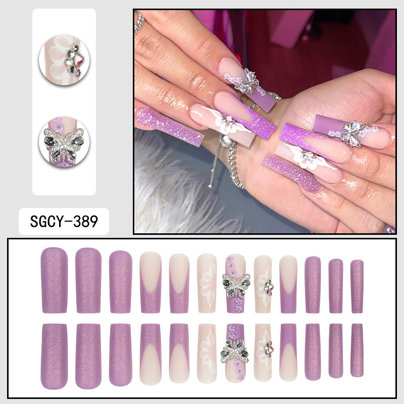 Long-style Western-style artificial nails