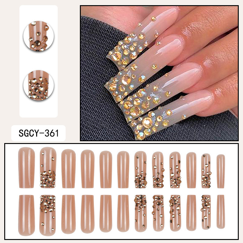 Long-style Western-style artificial nails