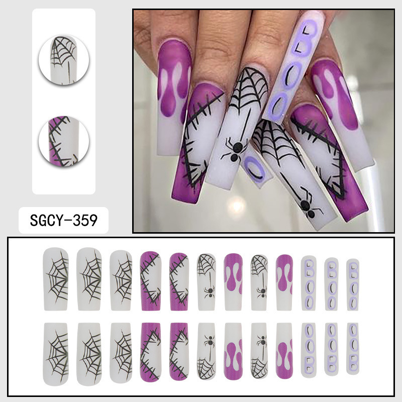 Long-style Western-style artificial nails