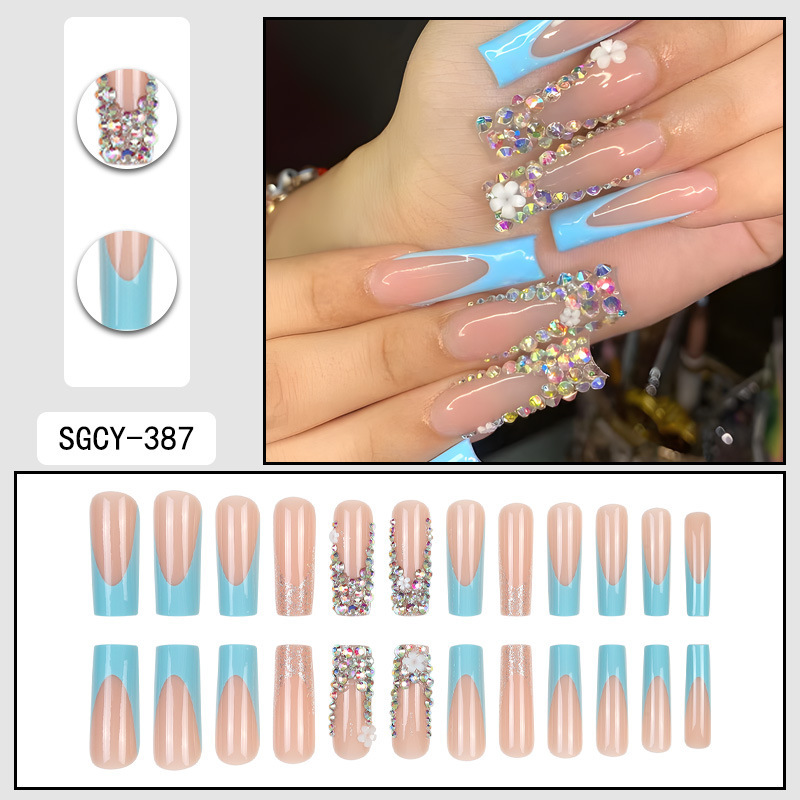 Long-style Western-style artificial nails