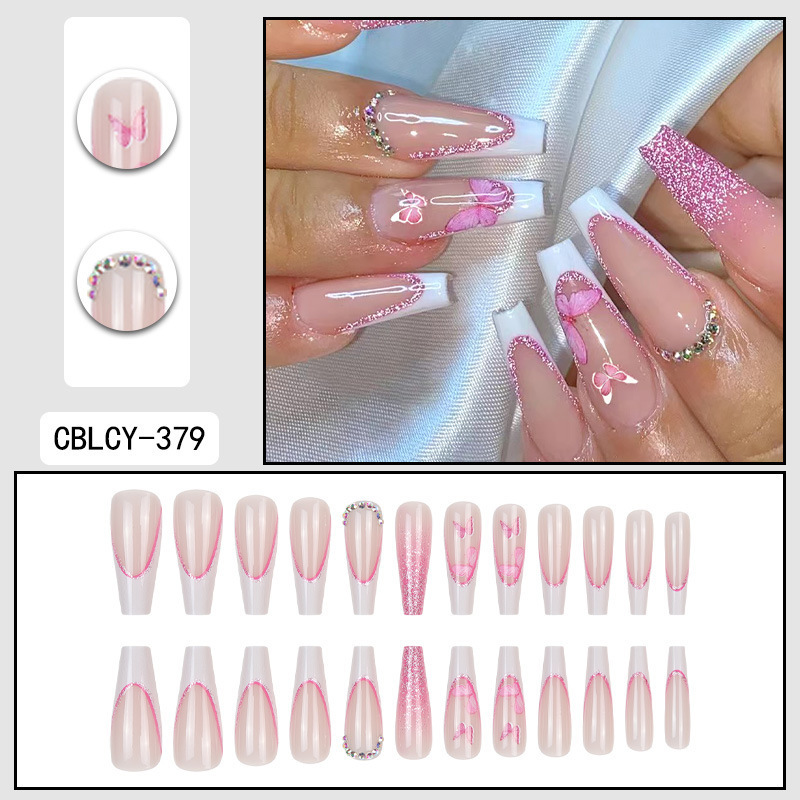 Long-style Western-style artificial nails