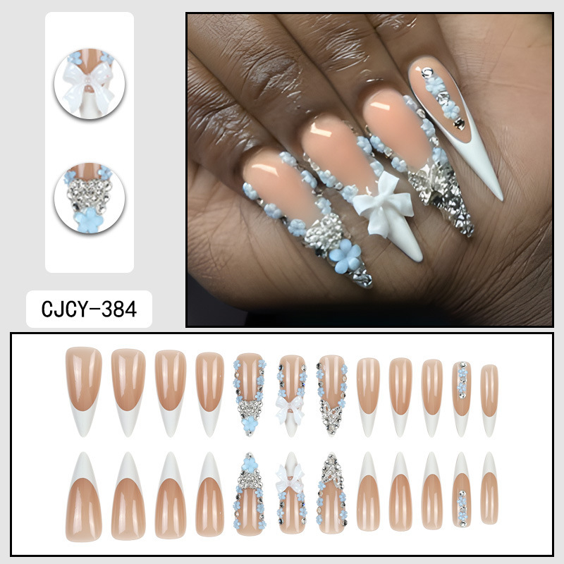 Long-style Western-style artificial nails