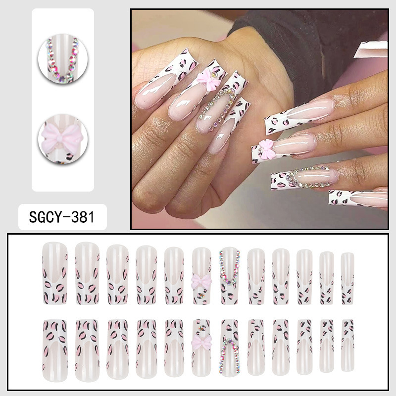 Long-style Western-style artificial nails
