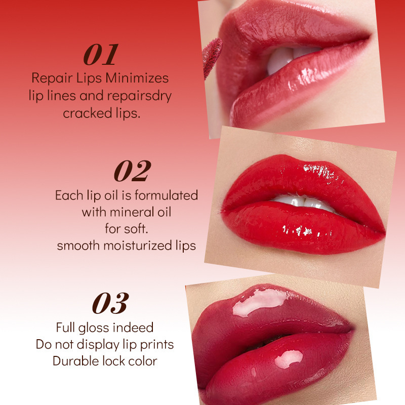 MAYCHEER口红水4支装套盒染唇液唇颊两用胭脂防水跨境外贸全英文