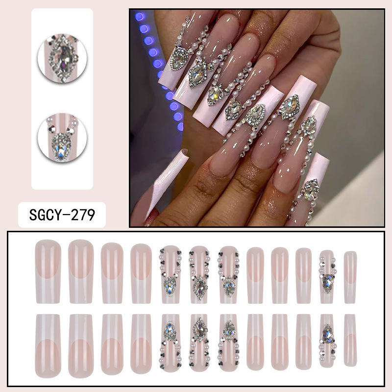 Long-style Western-style artificial nails