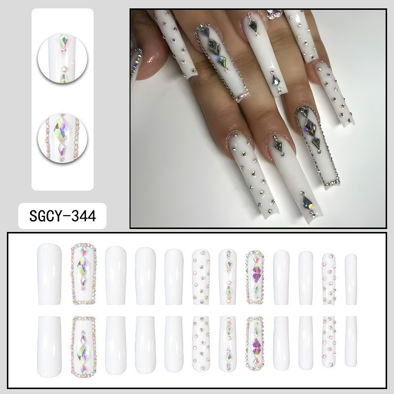 Long-style Western-style artificial nails